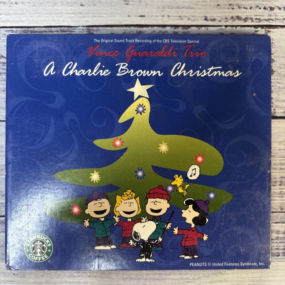 A Charlie Brown Christmas CD Vince Guaraldi Trio Starbucks Release